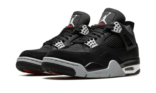 AIR JORDAN 4 "BLACK CANVAS"