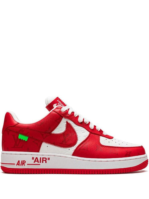 Nike x Louis Vuitton AirForce 1 Low "Virgil Abloh - White/Red" sneakers