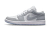 Image of AIR JORDAN 1 LOW "WHITE / WOLF GREY"